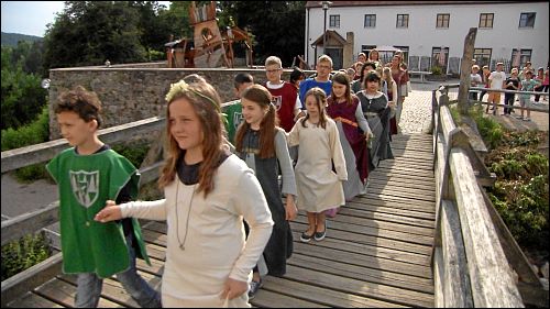 Bei der letzten gemeinsamen Klassenfahrt auf Burg Trausnitz