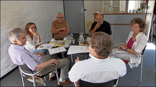 Margit Mohr, Leiterin des KUNO, hat Gründungsmitglieder des Vereins eingeladen, um sich mit ihnen über die ersten Jahre auszutauschen.