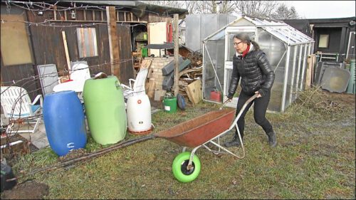 Weil sie coronabedingt kaum Auftritte hatte, hat Volksmusikantin Steffi Zachmeier sich einen Schrebergarten zugelegt.