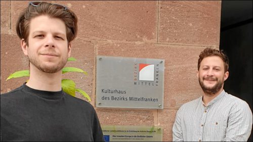 Die zwei von der Beratungsstelle: Julian Menz und Andreas Jäger sind die Popularmusikberater des Bezirks Mittelfranken.