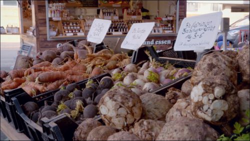 Jeden Montag öffnet das Heizhaus seine Pforten für interessierte Besucher und bietet neben Werkstätten und Ateliers auch einen Markt mit regionalem Obst und Gemüse.