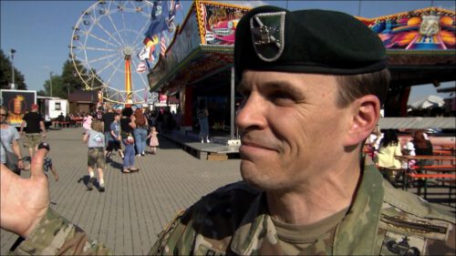 Er sieht Deutsche und Amis wie eine Familie: Col. Stephen C. Flanagan, Leiter der Militärbasen Hohenfels, Grafenwöhr und Vilseck